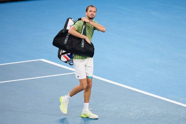 Daniil Medvedev leaves the court after losing his match Australian Open tennis tournament, Day Eight, Melbourne Park, Australia - 25 Jan 2026Melbourne Melbourne Park Victoria (VIC) Australia  Copyright: xRachelxBach Shutterstockx 16380469dr