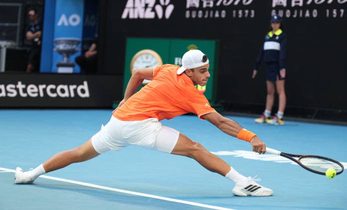 Francisco Cerundolo (ARG), Australian Open 2026, Melbourne Park, Melbourne, Victoria, Australia. Copyright: xJuergenxHasenkopfx