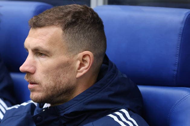 Edin Dzeko (FC Schalke 04) beim Spiel der 2. Bundesliga (Saison 2025 26) FC Schalke 04 - 1. FC Kaiserslautern - Copyright: Thomas Pakusch