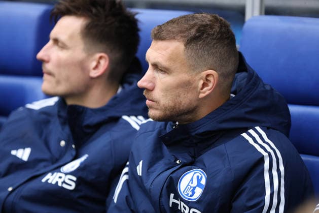 Edin Dzeko (FC Schalke 04) beim Spiel der 2. Bundesliga (Saison 2025 26) FC Schalke 04 - 1. FC Kaiserslautern - Copyright: Thomas Pakusch