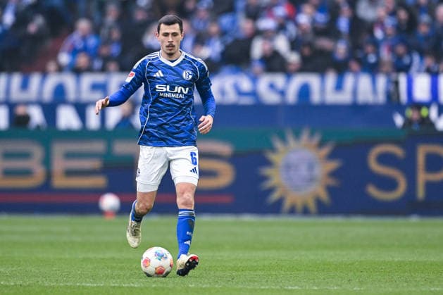 25.01.2026, Fussball, 2. Bundesliga, Saison 2025 2026, 19. Spieltag, FC Schalke 04 - 1. FC Kaiserslautern, Ron Schallenberg (FC Schalke 04) xRHR-FOTO YYx