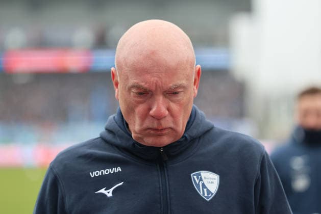 25.01.2026, Fussball, Herren, 2. Bundesliga, Saison 2025 2026, SV 07 Elversberg - VfL Bochum 1848, Trainer Uwe Rösler (VfL Bochum 1848) Elversberg Ursapharm-Arena an der Kaiserlinde Saarland Deutschland (DEU)