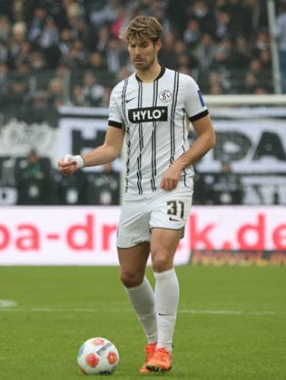 25.01.2026, Fussball, Herren, 2. Bundesliga, Saison 2025 2026, SV 07 Elversberg - VfL Bochum 1848, Maximilian Rohr (SV 07 Elversberg) Elversberg Ursapharm-Arena an der Kaiserlinde Saarland Deutschland (DEU)
