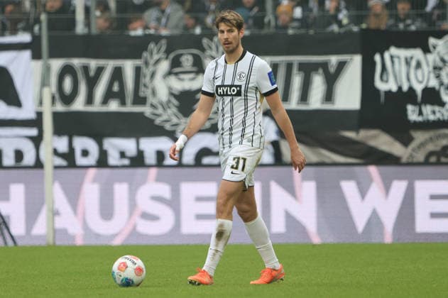25.01.2026, Fussball, Herren, 2. Bundesliga, Saison 2025 2026, SV 07 Elversberg - VfL Bochum 1848, Maximilian Rohr (SV 07 Elversberg) Elversberg Ursapharm-Arena an der Kaiserlinde Saarland Deutschland (DEU)