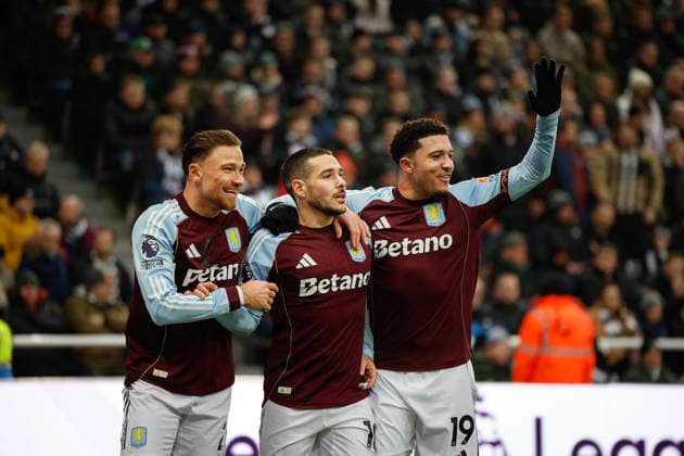 Newcastle United v Aston Villa, Premier League Emi Buendia of Aston Villa celebrates scoring his sides first goal of the match with his team 0-1 during the Premier League match between Newcastle United and Aston Villa at St. James s Park, Newcastle, UK on 25 January 2026. Newcastle St. James s Park Tyne and Wear UK Editorial use only DataCo restrictions apply See www.football-dataco.com , Copyright: xCraigxCowanx PSI-23611-0063