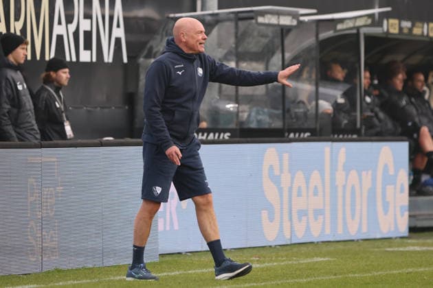 25.01.2026, Fussball, Herren, 2. Bundesliga, Saison 2025 2026, SV 07 Elversberg - VfL Bochum 1848, Trainer Uwe Rösler (VfL Bochum 1848) Elversberg Ursapharm-Arena an der Kaiserlinde Saarland Deutschland (DEU)