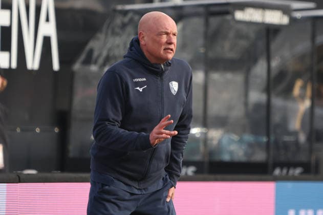 25.01.2026, Fussball, Herren, 2. Bundesliga, Saison 2025 2026, SV 07 Elversberg - VfL Bochum 1848, Trainer Uwe Rösler (VfL Bochum 1848) Elversberg Ursapharm-Arena an der Kaiserlinde Saarland Deutschland (DEU)
