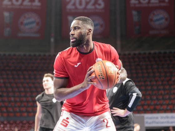 Deutschland: Basketball, Basketball-Bundesliga (BBL) 2025 26, 17. Spieltag - FC Bayern Basketball vs Fitness First Wuerzburg Baskets - BMW Park (Muenchen): Eddy Edigin (Fitness First Wuerzburg Baskets, 27) Copyright: xChristopherxRupprechtx