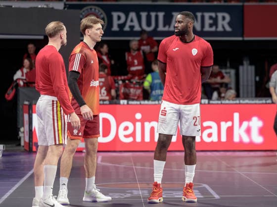 Deutschland: Basketball, Basketball-Bundesliga (BBL) 2025 26, 17. Spieltag - FC Bayern Basketball vs Fitness First Wuerzburg Baskets - BMW Park (Muenchen): Eddy Edigin (Fitness First Wuerzburg Baskets, 27) Copyright: xChristopherxRupprechtx