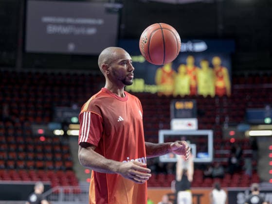 Deutschland: Basketball, Basketball-Bundesliga (BBL) 2025 26, 17. Spieltag - FC Bayern Basketball vs Fitness First Wuerzburg Baskets - BMW Park (Muenchen): Isiaha Mike (FC Bayern Muenchen, 22) Copyright: xChristopherxRupprechtx