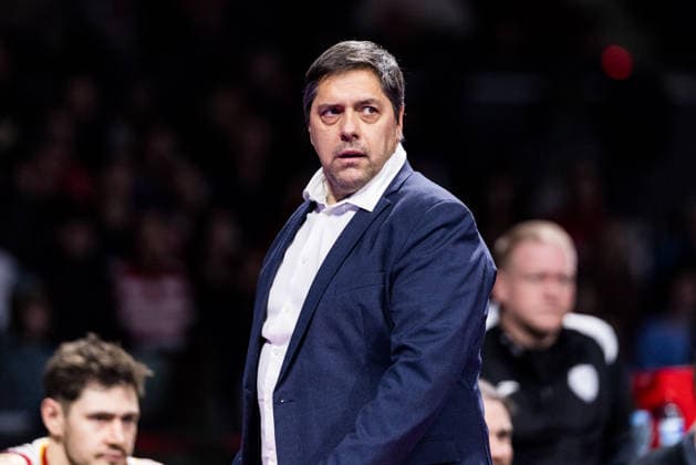 easyCredit Basketball Bundesliga, FC Bayern München - Fitness First Würzburg Baskets; 25.01.2026 Sasa Filipovski (Head Coach Fitness First Würzburg Baskets) easyCredit Basketball Bundesliga, FC Bayern München - Fitness First Würzburg Baskets; München, BMW Park am 25.01.2026 Copyright: xBEAUTIFULxSPORTS Wunderlx
