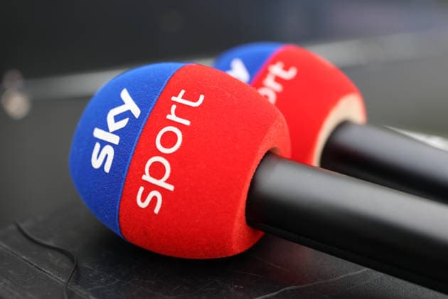 25.01.2026, Fussball, Herren, 2. Bundesliga, Saison 2025 2026, SV 07 Elversberg - VfL Bochum 1848, Die Sky-Mikrofone liegen bereit Elversberg Ursapharm-Arena an der Kaiserlinde Saarland Deutschland (DEU)