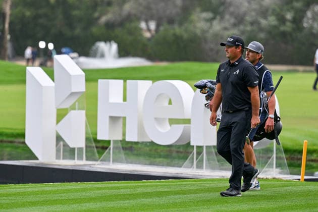 Hero Dubai Desert Classic 2026 DUBAI, UNITED ARAB EMIRATES - JANUARY 25: American golfer Patrick Reed takes to the course to compete in the fourth and final round of the Hero Dubai Desert Classic 2026 at Emirates Golf Club in Dubai, United Arab Emirates on January 25, 2026. Waleed Zein Anadolu Dubai United Arab Emirates. Editorial use only. Please get in touch for any other usage.  Copyright: x2026xAnadoluxWaleedxZeinx