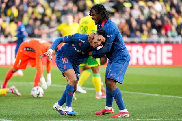 FC Nantes v OGC Nice - Ligue 1 McDonald s 2025 2026 11 Elye WAHI (ogcn) - 10 Sofiane DIOP (ogcn) during the Ligue 1 McDonald s match between Nantes and Nice at Stade de la Beaujoire on January 25, 2026 in Nantes, France. Nantes France  Copyright: xFEPx 776348259
