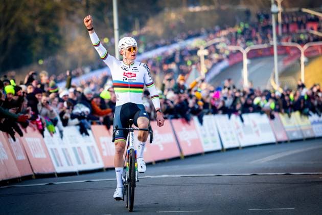 HOOGERHEIDE - Mathieu van der Poel during the Men s Elite UCI Cyclocross World Cup race. IRIS VAN DEN BROEK ANP xVIxANPxSportx xxANPxIVx 548507941 originalFilename: 548507941.jpg