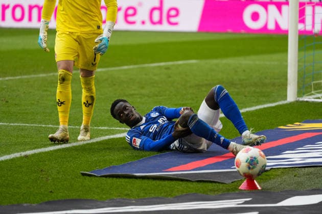 Deutschland: Fussball 2. Bundesliga, Saison 2025 26, 19. Spieltag - FC Schalke 04 vs 1. FC Kaiserslautern, 25.01.2026, Veltins Arena (Gelsenkirchen, Nordrhein-Westfalen) Christian Gomis (FC Schalke 04, 7)