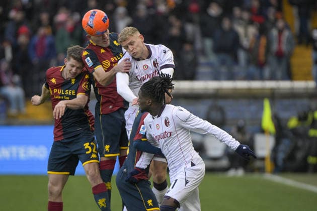 VASQUEZ during Genoa CFC vs Bologna FC, Italian soccer Serie A match in Genoa, Italy, January 25 2026  Copyright: xJacopoxCane IPAxSportx xipa-agency.netx xx IPA_70549641 IPA_Agency_IPA70549641