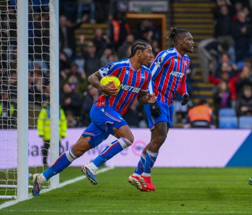 Crystal Palace v Chelsea Premier League Chris Richards of Crystal Palace scores the first goal for his team during the Premier League match at Selhurst Park, London 25 01 2026 UK Newspapers OUT Copyright: xMalcolmxFellx FIL-22863-0041