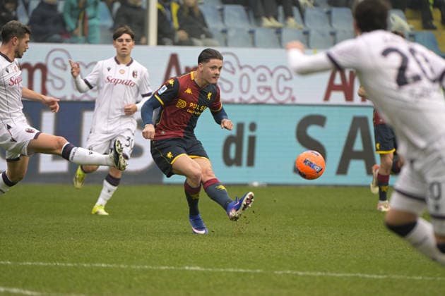 VITINHA during Genoa CFC vs Bologna FC, Italian soccer Serie A match in Genoa, Italy, January 25 2026  Copyright: xJacopoxCane IPAxSportx xipa-agency.netx xx IPA_70550181 IPA_Agency_IPA70550181