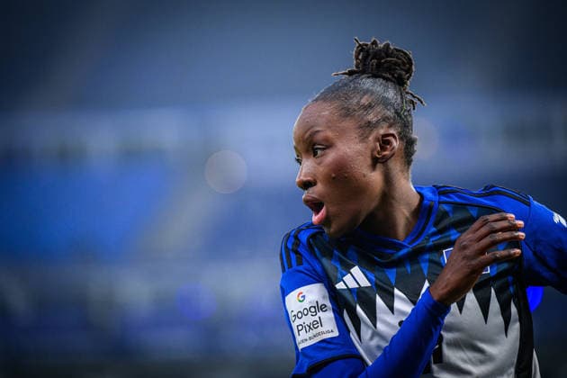 Fußball I Frauen I Saison 2025-2026 I Bundesliga I 15. Spieltag I Hamburger SV - SGS Essen I 25.01.2026 Magou DoucourÃ (2, Hamburger SV) Hamburg Volksparkstadion Hamburg Deutschland Copyright: xLobecax xHenningxRohlfsx