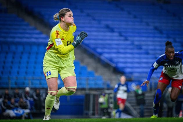 Fußball I Frauen I Saison 2025-2026 I Bundesliga I 15. Spieltag I Hamburger SV - SGS Essen I 25.01.2026 Lea Paulick (25, Hamburger SV) Hamburg Volksparkstadion Hamburg Deutschland Copyright: xLobecax xHenningxRohlfsx