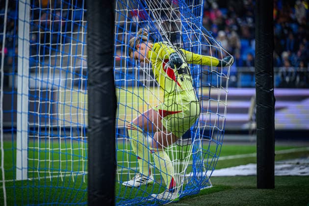 Fußball I Frauen I Saison 2025-2026 I Bundesliga I 15. Spieltag I Hamburger SV - SGS Essen I 25.01.2026 Lea Paulick (25, Hamburger SV) Hamburg Volksparkstadion Hamburg Deutschland Copyright: xLobecax xHenningxRohlfsx