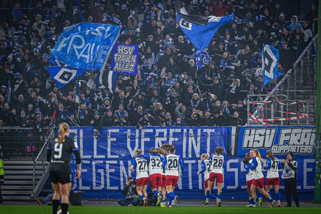 Fußball I Frauen I Saison 2025-2026 I Bundesliga I 15. Spieltag I Hamburger SV - SGS Essen I 25.01.2026 Sophie Hillebrand (22, Hamburger SV) Hamburg Volksparkstadion Hamburg Deutschland Copyright: xLobecax xHenningxRohlfsx