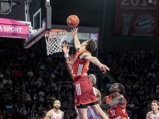 Deutschland: Basketball, Basketball-Bundesliga (BBL) 2025 26, 17. Spieltag - FC Bayern Basketball vs Fitness First Wuerzburg Baskets - BMW Park (Muenchen): Wenyen Gabriel (FC Bayern Muenchen, 32) Copyright: xChristopherxRupprechtx