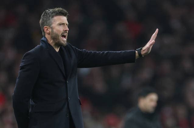 Premier League football, Arsenal v Manchester United, ManU Premier League football, The Emirates Stadium, London, UK. 25.01.2026 Arsenal v Manchester United. Pic shows Man Utd manager Michael Carrick Photographs by Marc Aspland for The Times & Sunday Times  Copyright: xMarcxAsplandxforxThexTimesx&xSunx NINTCHDBPICT001054105238