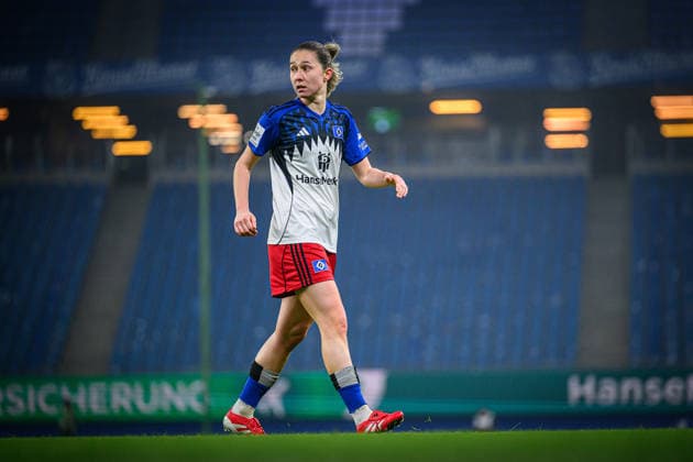 Fußball I Frauen I Saison 2025-2026 I Bundesliga I 15. Spieltag I Hamburger SV - SGS Essen I 25.01.2026 Maria Mikolajova (27, Hamburger SV) Hamburg Volksparkstadion Hamburg Deutschland Copyright: xLobecax xHenningxRohlfsx