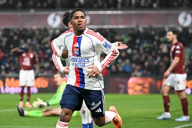 FC Metz v Olympique Lyonnais - Ligue 1 McDonald s 2025 2026 09 ENDRICK Felipe Moreira de Sousa (ol) during the Ligue 1 McDonald s match between Metz and Lyon at Stade Saint-Symphorien on January 25, 2026 in Metz, France. Metz France  Copyright: xFEPx 776348258