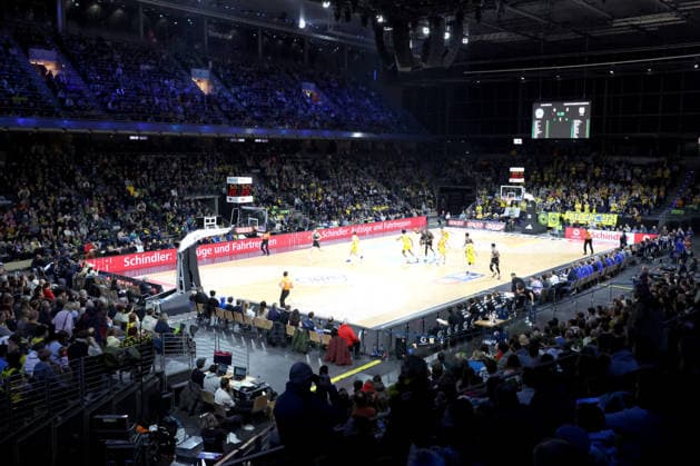 DEU, easyCredit BBL, ALBA vs. BMA365 Bamberg Baskets, 25.01.2026, Max-Schmeling-Halle, Berlin, DEU, easyCredit BBL, ALBA vs. BMA365 Bamberg Baskets, im Bild Hallenuebersicht