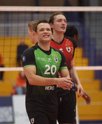 Ludwigsburg , 1. Bundesliga Volleyball Barock Volleys MTV Ludwigsburg vs. WWK Volleys Herrsching , Jeffrey Klok ( Barockvolleys )
