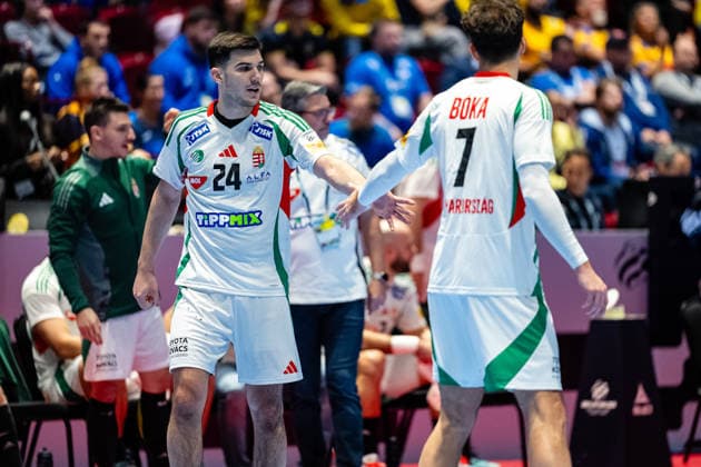 Slovenia v Hungary, EHF EURO 2026, Malmo, Sweden Malmo, Sweden. 25th of January, 2026. Gergo Fazekas (24) of Hungary seen during the mens EHF Euro 2026 match between Slovenia and Hungary at Malmo Arena in Malmo. Sweden, Malmo, Malmö Arena  Copyright: xGonzalesxPhoto TobiasxJorgensenx