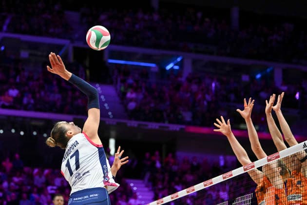 January 25, 2026, Turin, Turin, Italy: Turin, 25th january 2026. .Ekaterina Antropova (17) during the LVF Coppa Italia Frecciarossa Italian Volley Final: Savino Del Bene Scandicci - Prosecco DOC A. Carraro Imoco Conegliano Turin Italy - ZUMAm214 20260125_zip_m214_023 Copyright: xMatteoxSeccix