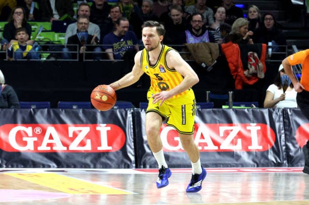 DEU, easyCredit BBL, ALBA vs. BMA365 Bamberg Baskets, 25.01.2026, Max-Schmeling-Halle, Berlin, DEU, easyCredit BBL, ALBA vs. BMA365 Bamberg Baskets, im Bild Martin Hermannsson (ALBA Berlin 15)