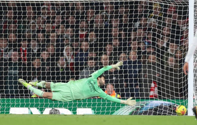 Premier League football, Arsenal v Manchester United, ManU Premier League football, The Emirates Stadium, London, UK. 25.01.2026 Arsenal v Manchester United. Pic shows Man Utd Cunha scores to bring the score to 2. 3 Photographs by Marc Aspland for The Times & Sunday Times  Copyright: xMarcxAsplandxforxThexTimesx&xSunx NINTCHDBPICT001054128970