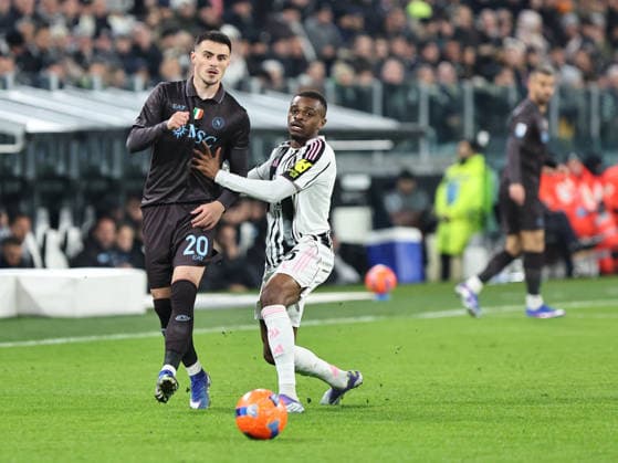 Juventus FC v SSC Napoli - Serie A Eljif Elmas participates in the Serie A 2025-2026 match between Juventus and Napoli in Torino, Italy, on January 25, 2026. Torino ITA Italy  Copyright: xLorisxRosellix originalFilename:roselli-juventus260125_npAvt.jpg