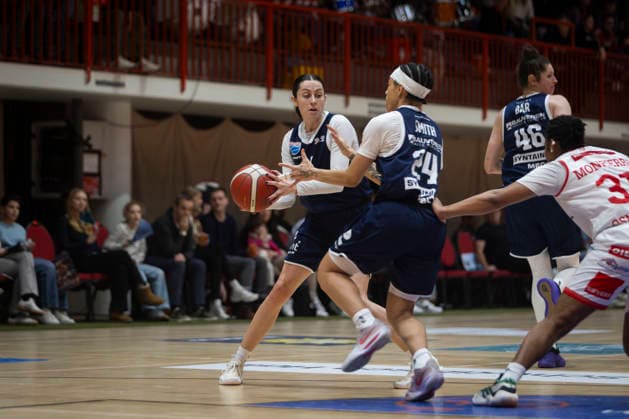 Nr. 14 Katelyn Shumate - GiroLive Panthers Osnabrück 59:55 SYNTAINICS MBC - 1. DBBL 16. Spieltag 1DBBL Panthers gegen SYNTAINICS