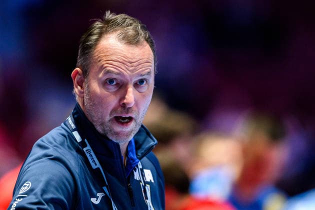 260125 Head coach Dagur Sigurdsson of Croatia during the EHF European Handball Championship main round match between Switzerland and Croatia on January 25, 2026 in Malmö. Photo: Petter Arvidson BILDBYRAN kod PA PA1139 handball handboll handball handbolls-em 2026 schweiz croatia ehf european handball championship switzerland kroatien bbeng grappa33 Copyright: PETTERxARVIDSON BB260125PA227