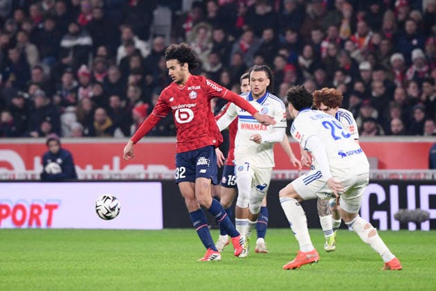 LOSC Lille v RC Strasbourg Alsace - Ligue 1 McDonald s 2025 2026 32 Ayyoub BOUADDI (losc) during the Ligue 1 McDonald s match between Lille and Strasbourg at Stade Pierre Mauroy on January 25, 2026 in Lille, France. Lille France  Copyright: xFEPx 776348262