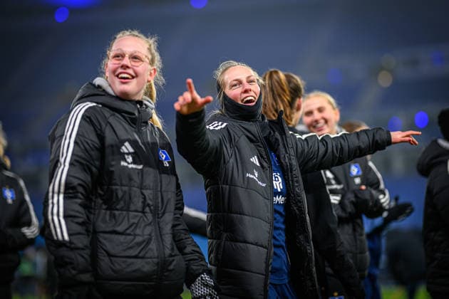 Fußball I Frauen I Saison 2025-2026 I Bundesliga I 15. Spieltag I Hamburger SV - SGS Essen I 25.01.2026 Larissa Haidner (33, Hamburger SV), Inga Schuldt (1, Hamburger SV) Hamburg Volksparkstadion Hamburg Deutschland Copyright: xLobecax xHenningxRohlfsx
