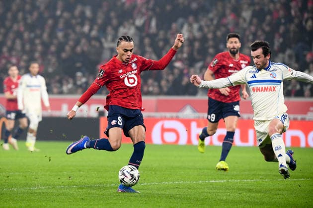 LOSC Lille v RC Strasbourg Alsace - Ligue 1 McDonald s 2025 2026 08 Ethan MBAPPE (losc) during the Ligue 1 McDonald s match between Lille and Strasbourg at Stade Pierre Mauroy on January 25, 2026 in Lille, France. Lille France  Copyright: xFEPx 776348262