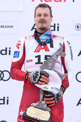 Audi FIS Ski World Cup – Men’s Slalom at the Hahnenkamm Race in Kitzbuehel. 25.01.2026 Kitzbuehel, Austria, 25.Jan.26 - Alpine Skiing - FIS World Cup, Hahnenkamm Race, Slalom, men. The image shows FELLER Manuel (AUT, Atomic) first place with gams. *** Audi FIS Ski World Cup - Mens Slalom at the Hahnenkamm Race in Kitzbuehel 25 01 2026 Kitzbuehel, Austria, 25 Jan 26 Alpine Skiing FIS World Cup, Hahnenkamm Race, Slalom, men The image shows FELLER Manuel AUT, Atomic first place with gams Copyright: xBEAUTIFULxSPORTS Rainerx