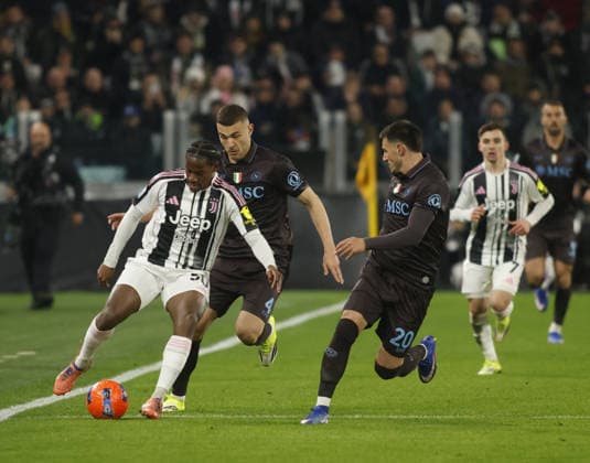 CALCIO - Serie A - Juventus FC vs SSC Napoli Jonathan David of Juventus FC during the Italian Serie A, 2025 2026 season football match between Juventus FC and SSC Napoli on 25 January 2026 at Allianz Stadium,Turin, Italy. Photo Nderim KACELI Turin Italy  Copyright: xIPAxSport ABACAx