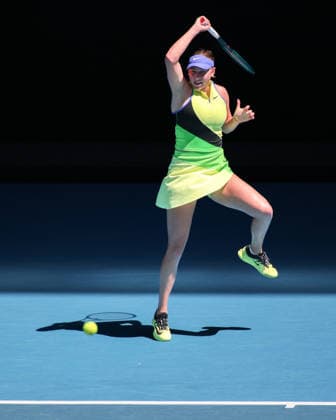 Amanda Anisimova (USA), Australian Open 2026 Qualifikation, Melbourne Park, Melbourne, Victoria, Australia., Australian Open 2026 Copyright: xJuergenxHasenkopfx