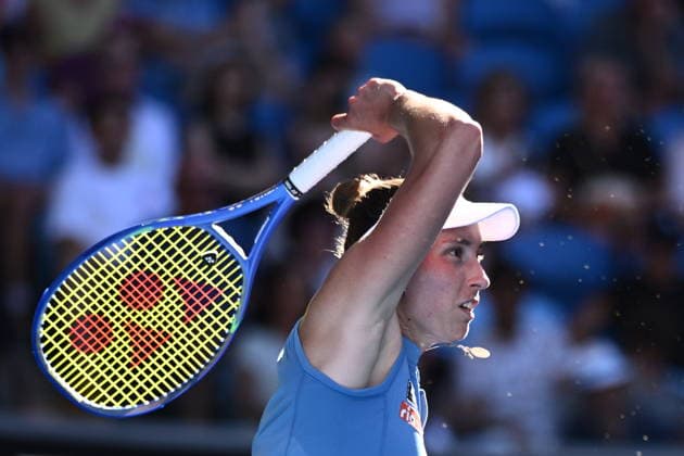 TENNIS AUSTRALIAN OPEN, Elise Mertens of Belgium in action during the Women™s 4th round match against Elena Rybakina of Kazakhstan on day 9 of the 2026 Australian Open tennis tournament at Melbourne Park in Melbourne, Monday, January 26, 2026. ( NO ARCHIVING MELBOURNE VICTORIA AUSTRALIA  Copyright: xJOELxCARRETTx 20260126184325974389