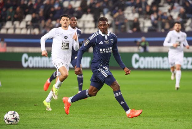 Paris FC - Angers (J19 Ligue 1 McDonald s) 25 janvier 2026 Paris FC - Angers J19 Ligue 1 McDonald s 25 janvier 2026 Hamari Traoro Paris FC - Angers J19 Ligue 1 McDonald s 25 janvier 2026 au stade Jean Bouin o Paris. Paris FC vs. Angers Matchday 19 of Ligue 1 McDonald s January 25, 2026, at Jean Bouin Stadium in Paris.  Copyright: xFabricexChasseryx  Copyright: xIMAGO FabricexChasseryx