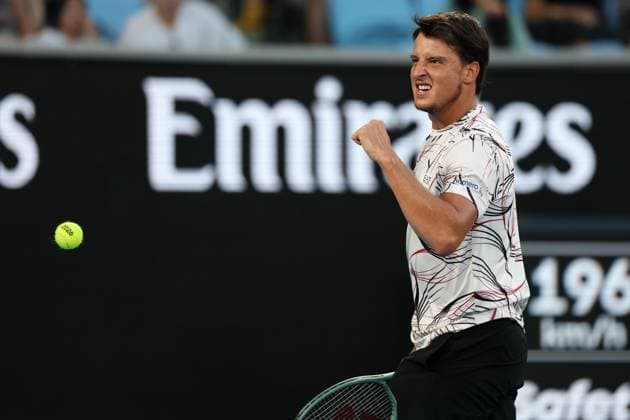 Luciano Darderi during his fourth round match Australian Open tennis tournament, Day Nine, Melbourne Park, Australia - 26 Jan 2026Melbourne Melbourne Park Victoria (VIC) Australia  Copyright: xRachelxBach Shutterstockx 16403644ea