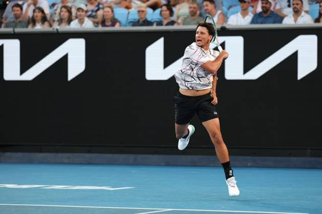 Luciano Darderi during his fourth round match Australian Open tennis tournament, Day Nine, Melbourne Park, Australia - 26 Jan 2026Melbourne Melbourne Park Victoria (VIC) Australia  Copyright: xRachelxBach Shutterstockx 16403644eh